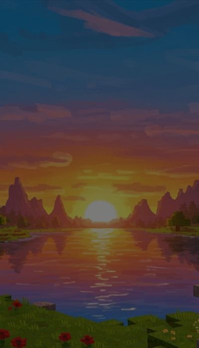 Minecraft Nights Background