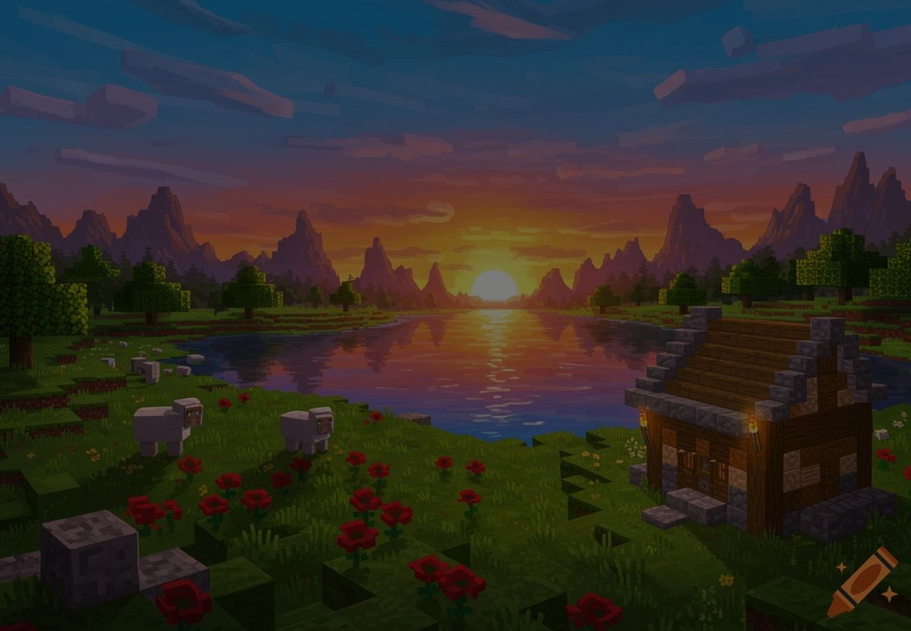 Minecraft Nights Background