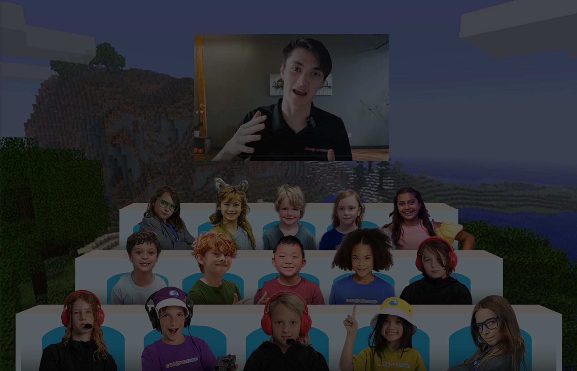 Minecraft Nights Background